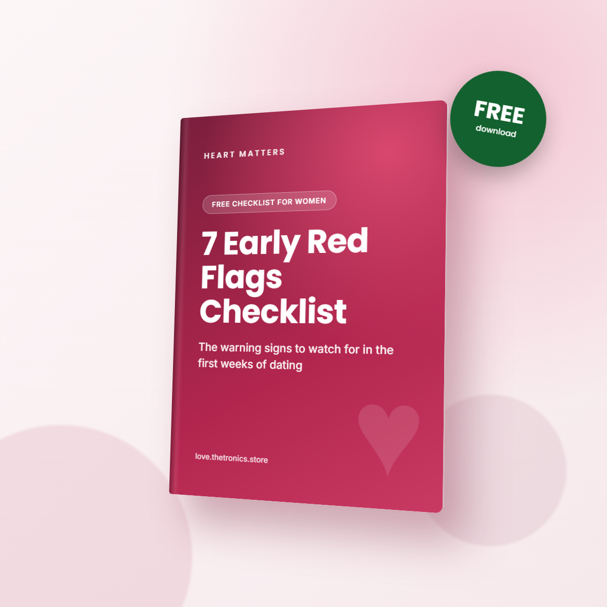 7 Early Red Flags Checklist free guide cover